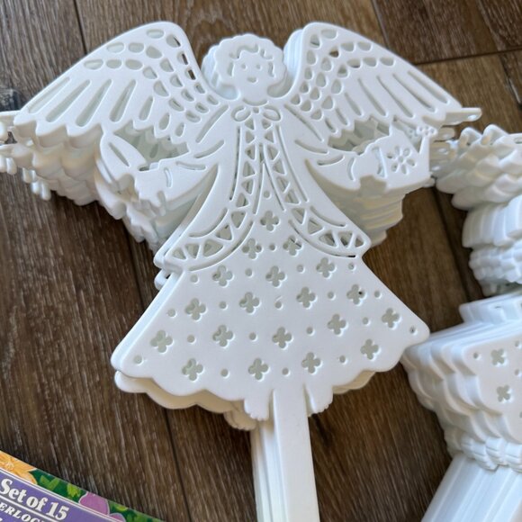 15 Vintage Guardian Angel Interlocking Fence Angels - Picture 6 of 7